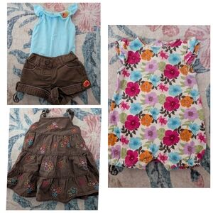 Gymboree Happy Hippos 3-6m Four Piece Collection